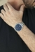Reloj cronógrafo azul plateado de 42 mm para hombre - tienda online