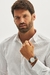 Pulseira de Slim Couro Marrom Masculina com Fecho Prata on internet