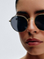 Classic Round Sunglasses Lenox Black Gold - online store