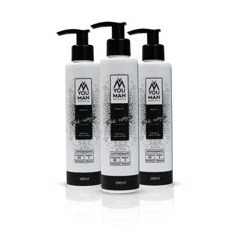 Combo com 3 unidades do Leave-in All Ways | You Man | 180ml - comprar online