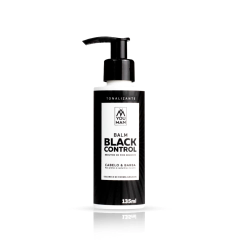 Balm Escurecedor Cabelo e Barba Black control