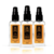 Três frascos de óleo para barba da linha Bryce Blend da marca You Man, com 30ml cada, rotulados e ricos em vitaminas.