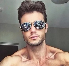 Óculos de Sol Ray Ban Aviador Prata Espelhado - comprar online