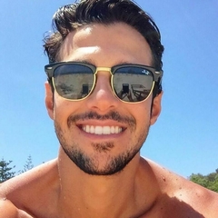 Óculos de Sol Ray Ban Clubmaster Preto Lentes Preto - comprar online
