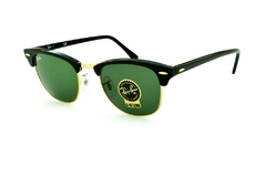 Óculos de Sol Ray Ban Clubmaster Preto Lentes Verdes na internet