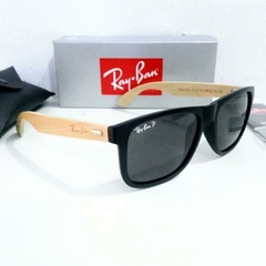 Óculos de Sol Ray Ban Justin Madeira 4163 Edição Limitada