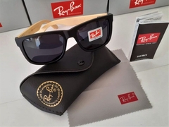 Óculos de Sol Ray Ban Justin Madeira 4163 Edição Limitada - comprar online