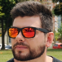 Imagem do Óculos de Sol Ray Ban Justin Polarizado Armação Fosco 4165