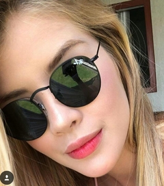 Óculos de Sol Ray Ban Round Preto