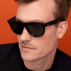 Óculos de Sol Ray Ban Wayfarer Reverse Preto