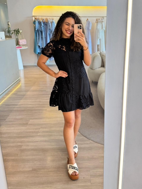 Vestido Karla Karine - Preto