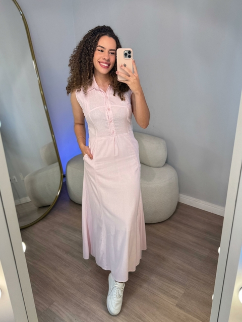 Vestido Ingrid Machado - Rosa