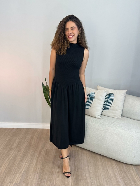 Vestido Elisandra Costa - Preto