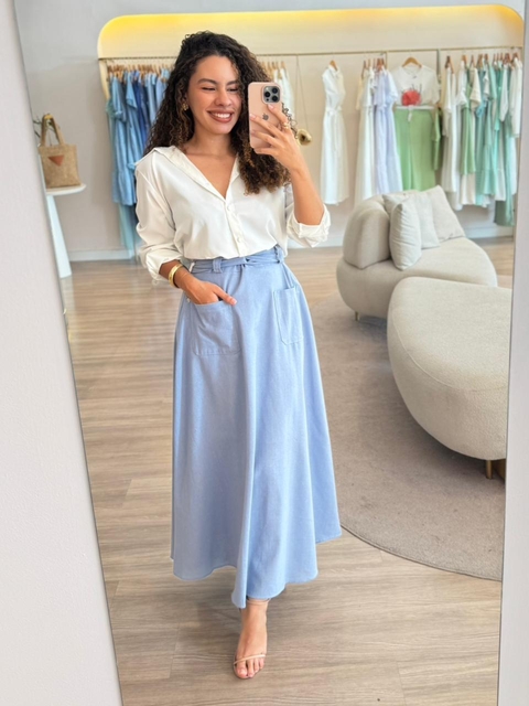 Saia Valeria - Azul