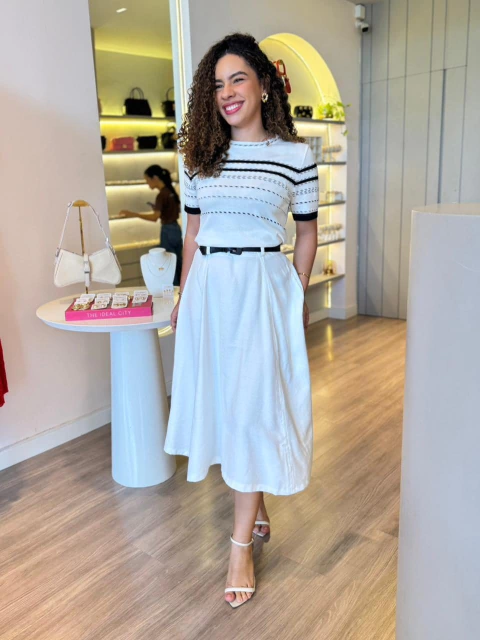 Saia Simone Ferreira - Branco