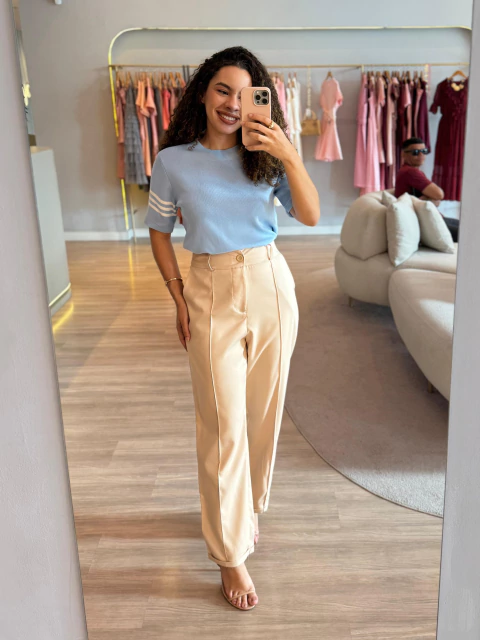 Calça Carina Fernandes - Bege