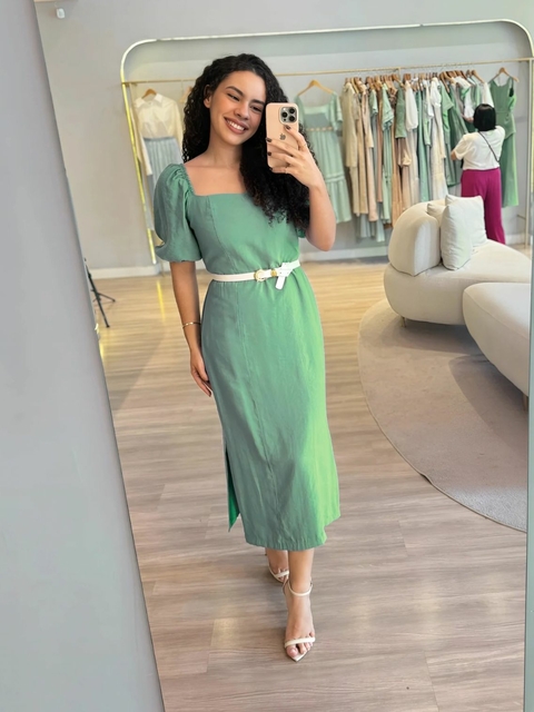 Vestido Aline Dantas - Verde