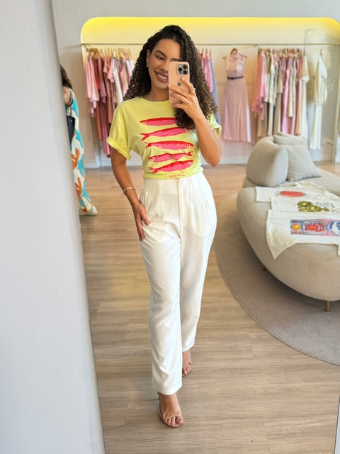 Calça Mércia Cunha - Branco