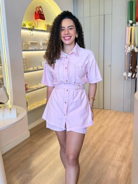 Conjunto Elisama Marques - Rosa