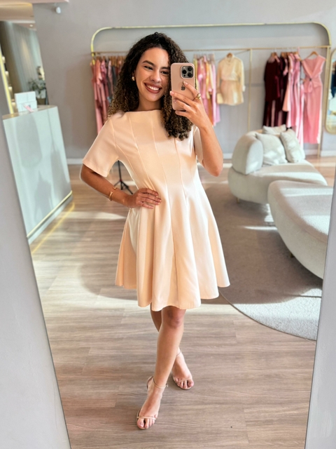 Vestido Marilia Mendes - Bege