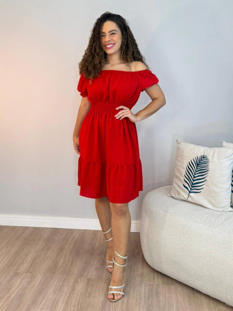 Vestido Gabi - Vermelho