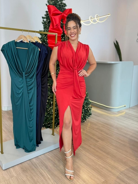 Vestido Raquel Batista - Vermelho