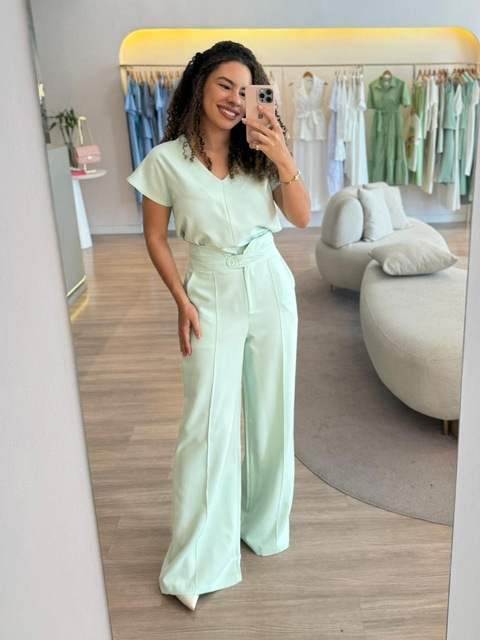 Conjunto Lara Almeida - Verde Menta