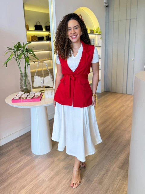 Colete Ianca - Vermelho