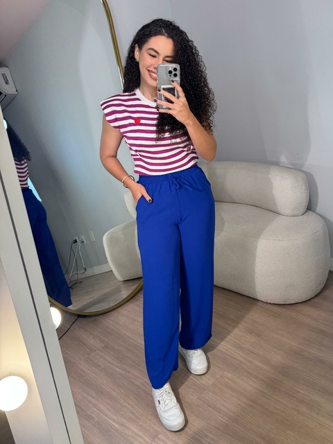 Calça Rayane Monteiro - Azul bic