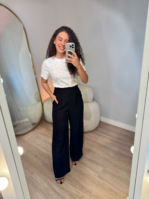 Calça Jamilly Silva - Preto