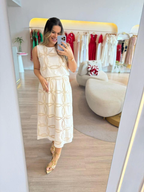 Conjunto Maria Poliana - Branco