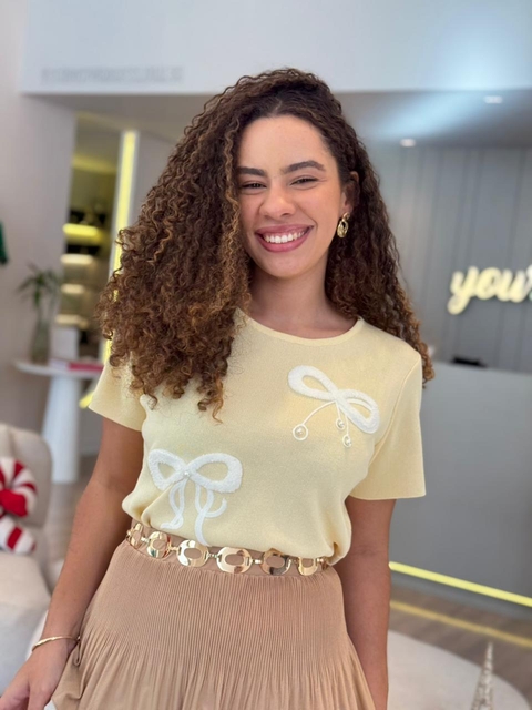 Blusa Samara Almeida - Amarelo