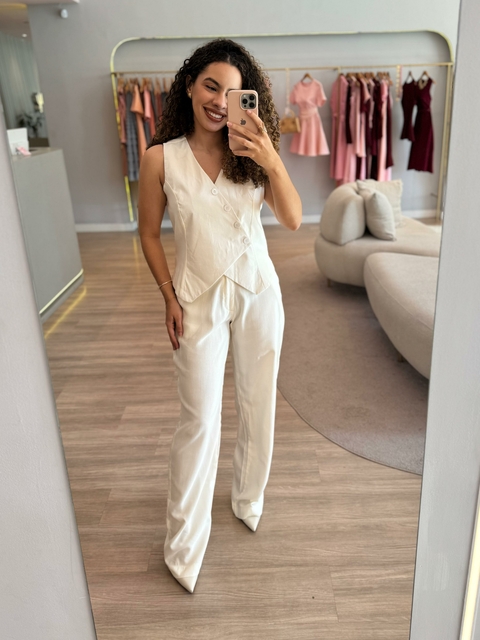 Conjunto Luiza Magalhães - Branco