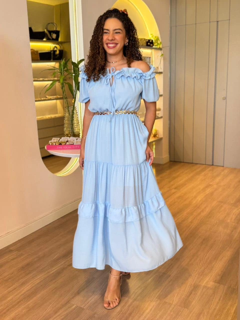 Vestido Nara Alves - Azul