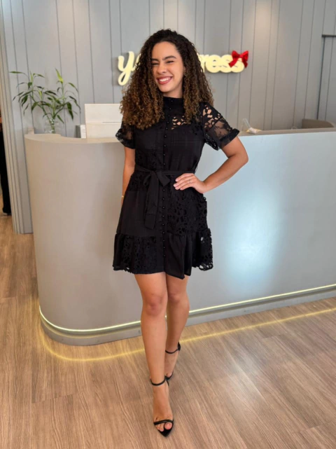 Vestido Karla Karine - Preto