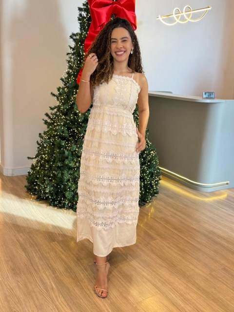 Vestido Jeslyanne - Bege