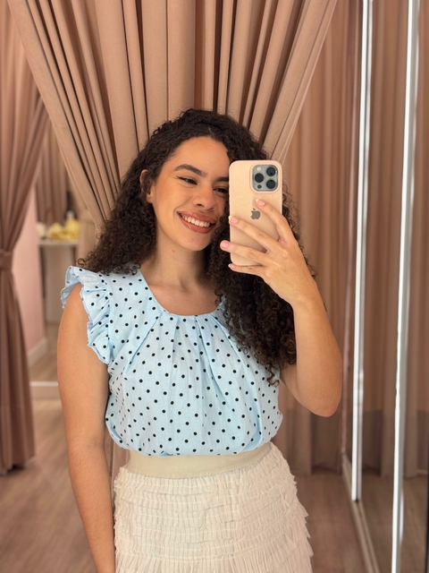 *Blusa Jaqueline Silva - Azul