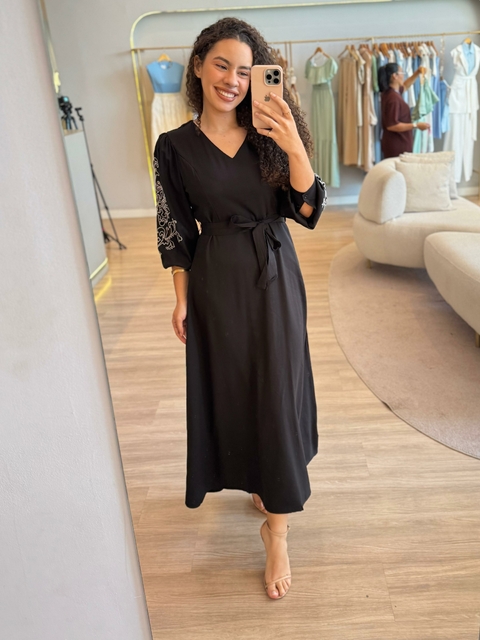 Vestido Yasmim Veríssimo - Preto