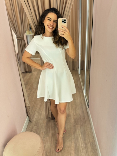 Vestido Amanda Borges - Branco