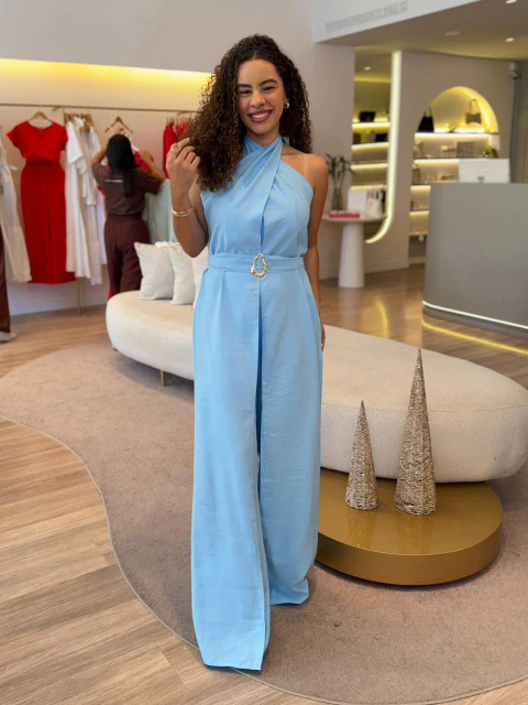 Macacão Maria Heloisa - Azul