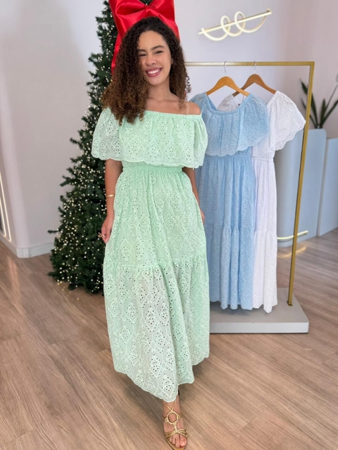 Vestido Flavia Taina - Verde