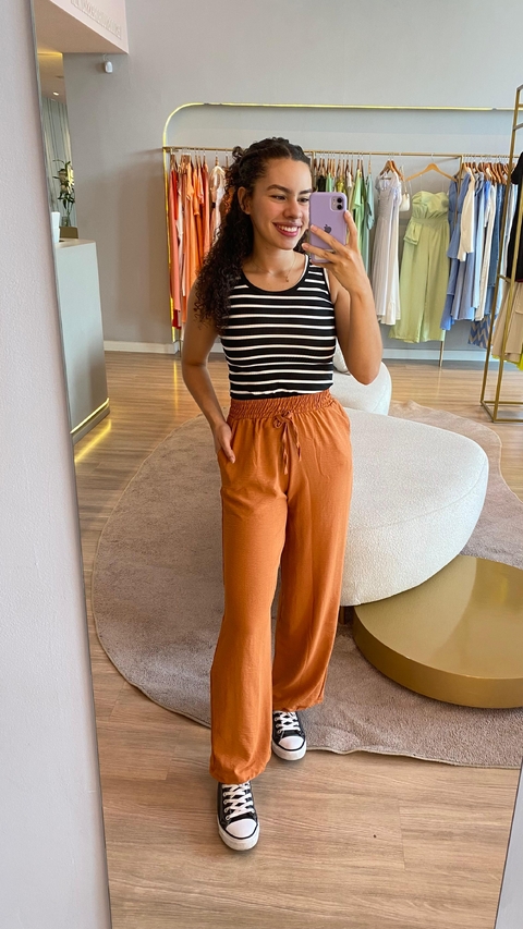 Calça Rayane Monteiro - Terracota