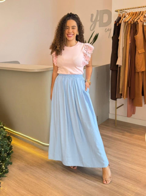 Blusa Marilia Regô - Rosa