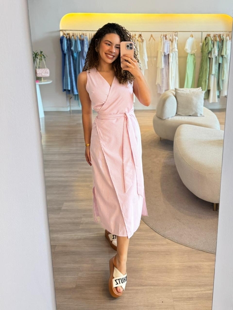 Vestido Magna Ferreira - Rosa