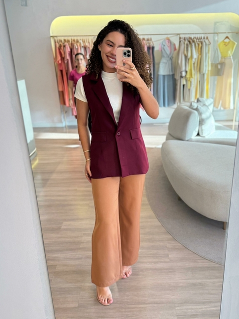 Colete Ianca Cruz - Cherry