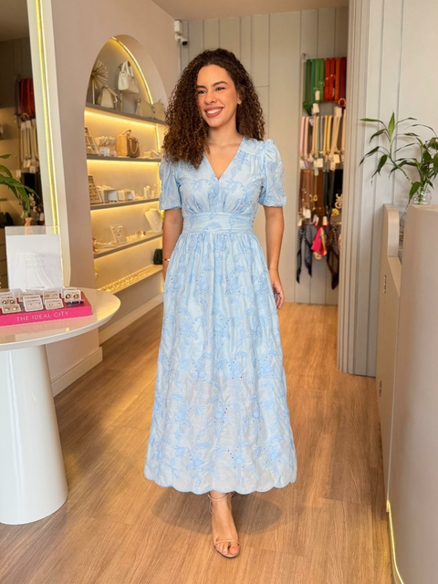 Vestido Olivia Mendes - Azul