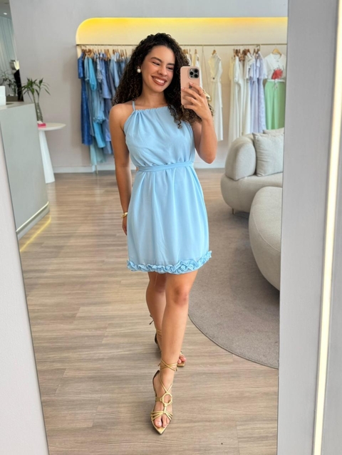 Vestido Janaina Lopes - Azul Claro
