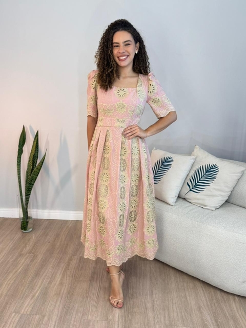Vestido Jeanne - Rosa
