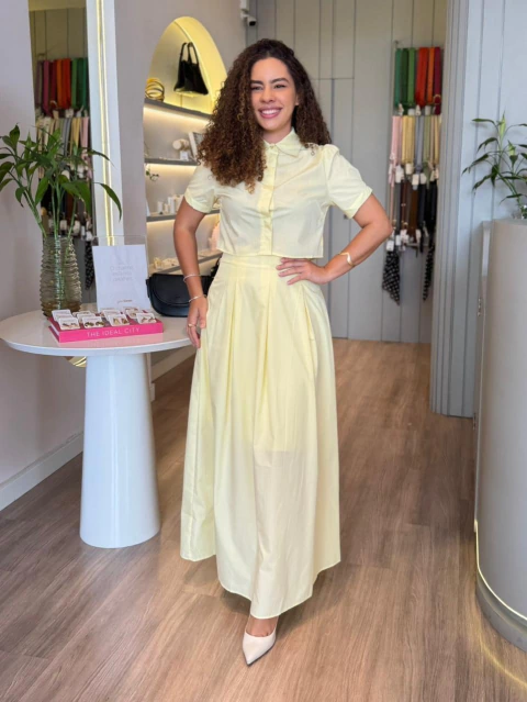 Conjunto Mercia Pontes - Amarelo