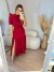 Vestido Janny Gomes - Vinho